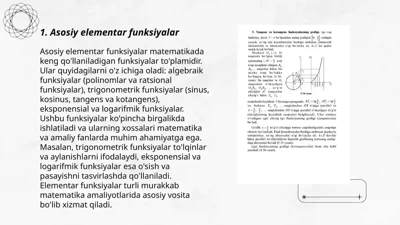 Asosiy elementar funksiyalar 3