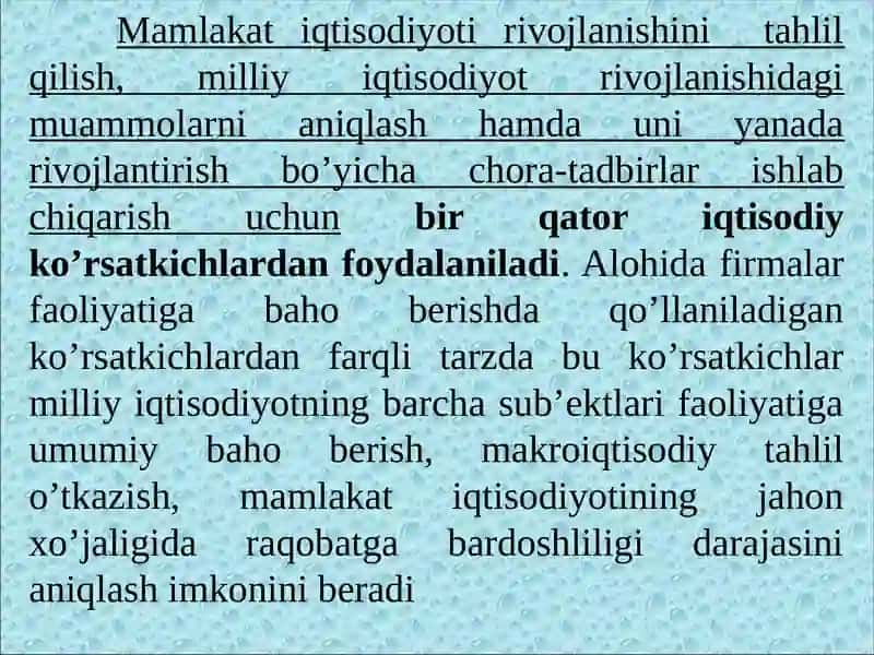 MAKROIQTISODIYKO`RSATKICHLAR 3