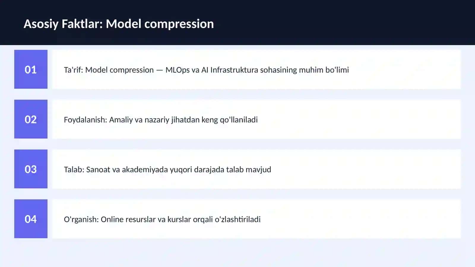 Model compression 3
