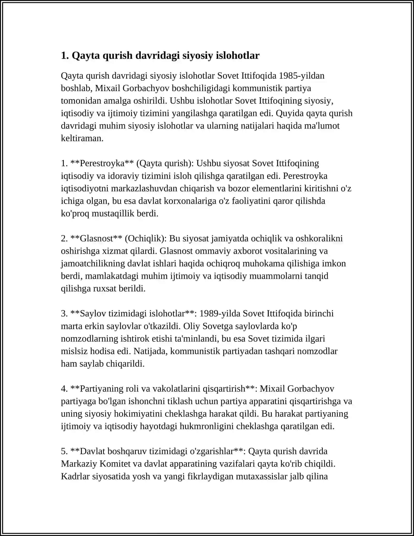 QAYTA QURISH YILLARIDA ŎZBEKISTONDA IJTIMIY-SIYOSIY VAZIYATLAR 3