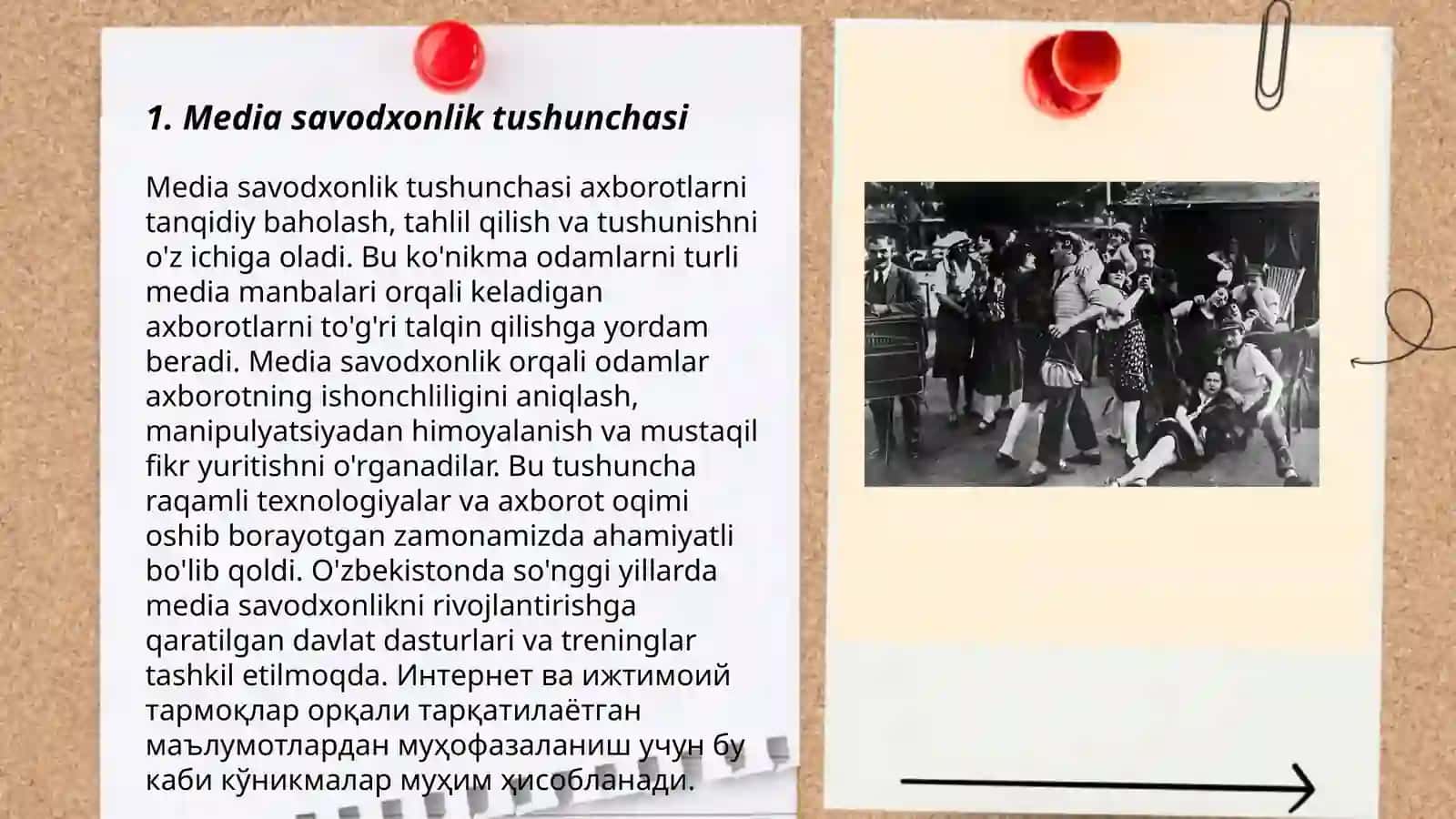 Media savodxonlik va axborot madaniyati fanining predmeti ba jamiyat taraqiyotidagi òrni 3