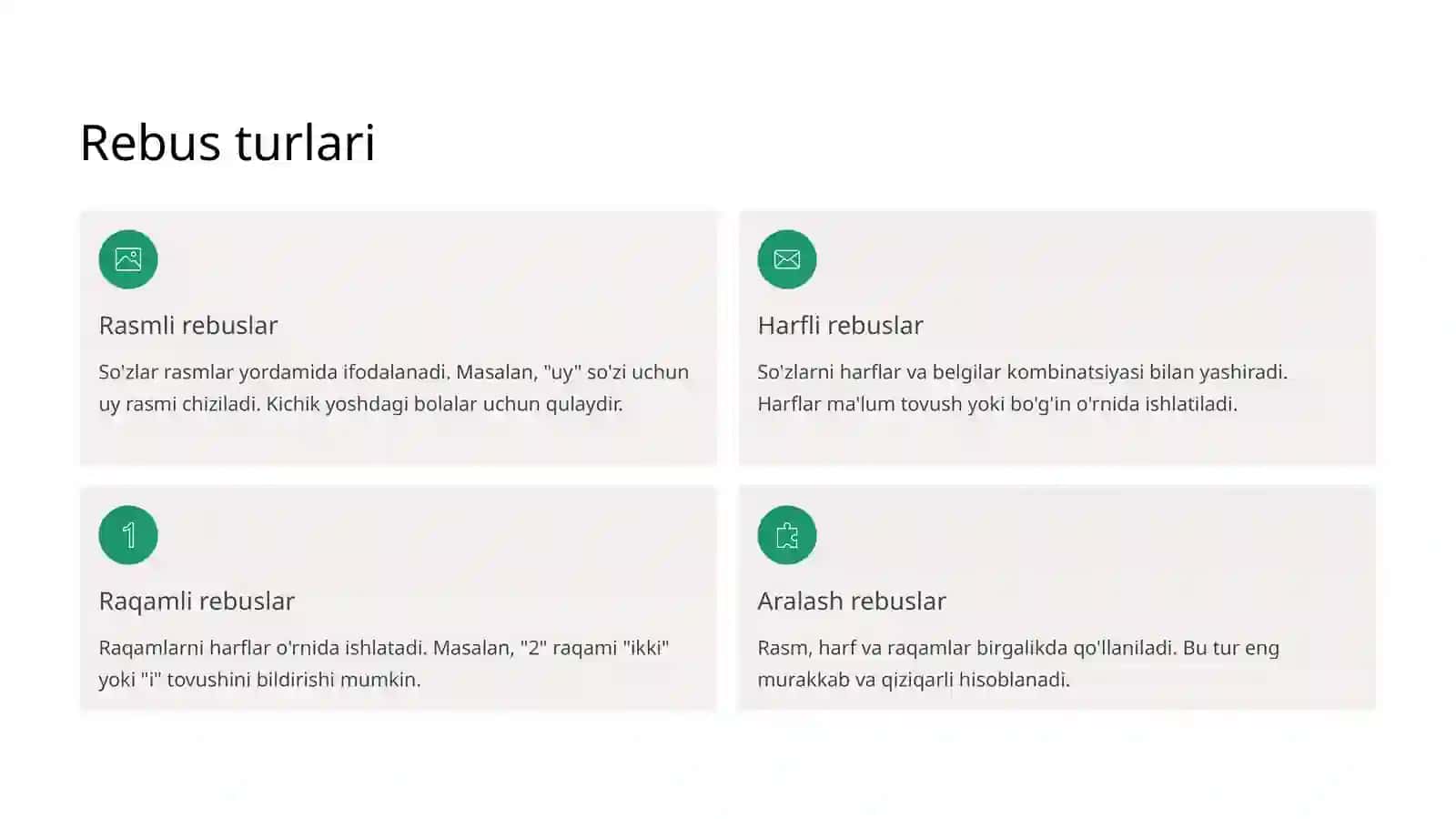 Rebus: Aql-zakovatni charxlovchi topishmoq 3