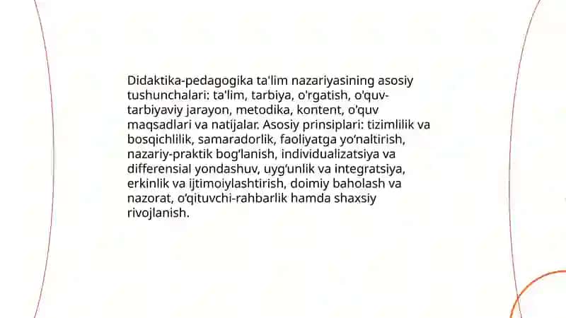 Didaktika-pedagogik ta'lim nazariyasi 3