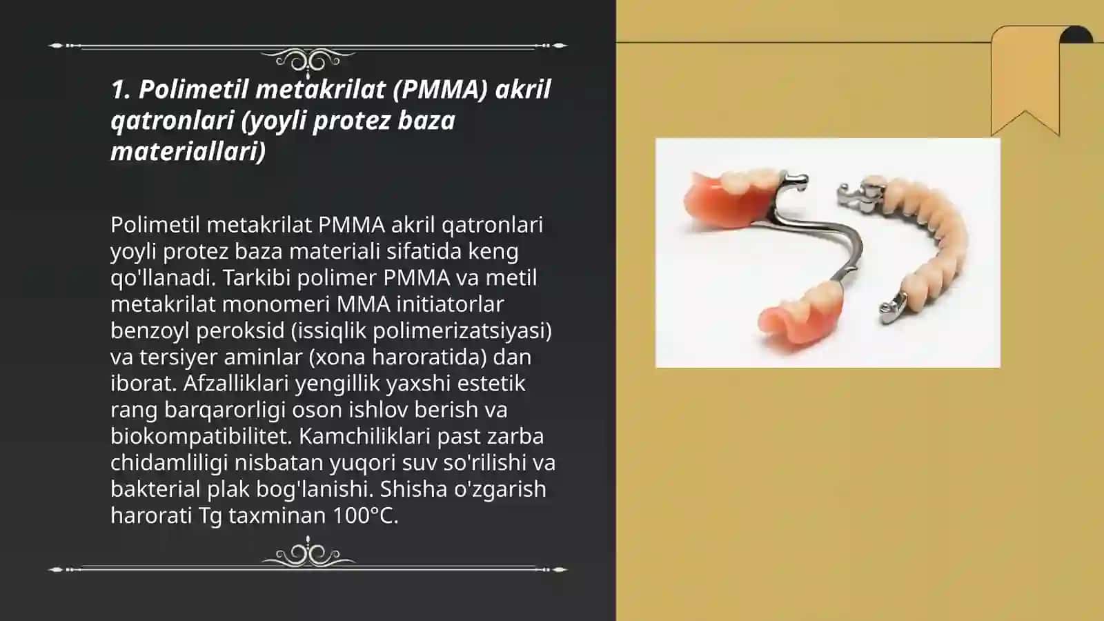 Yoyli protezlarni tayyorlashda ishlatiladigan xomashyolar 3