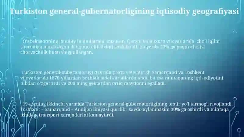 Turkiston general gubernatorligining tarixiy geografiyasi 3