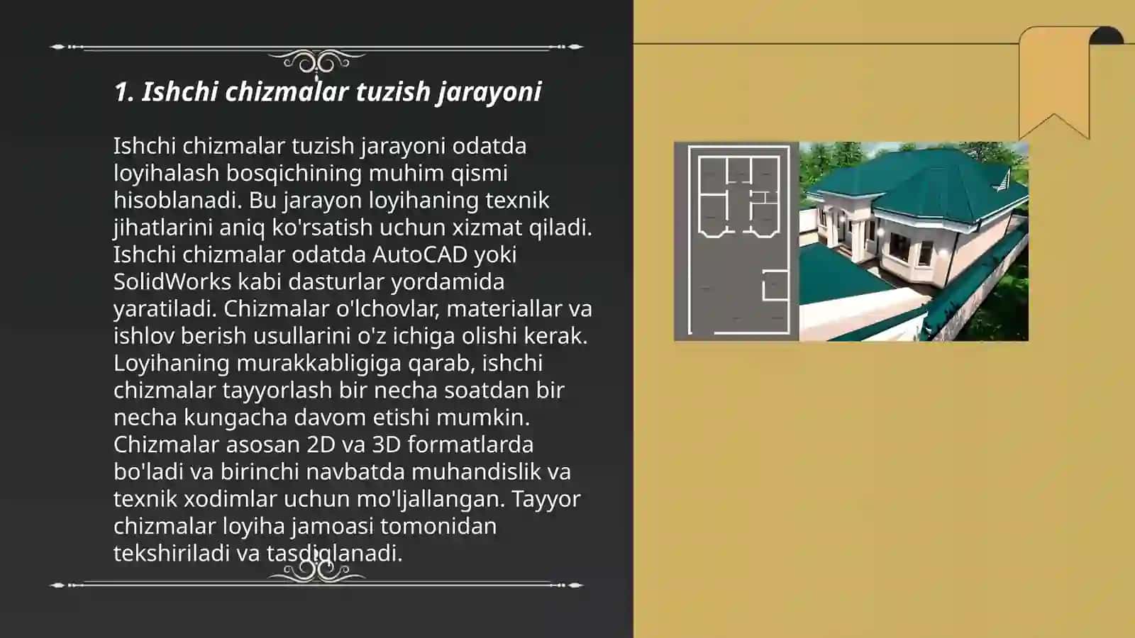 Ishchi chizmalar.Arxitekturasi va qurilish.Fond rejalari 3