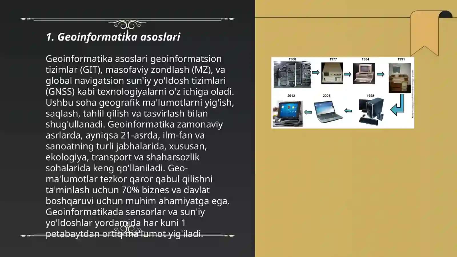 Geoinformatika-geoaxborot tizimlarini yaratish uchun nazariy asos 3