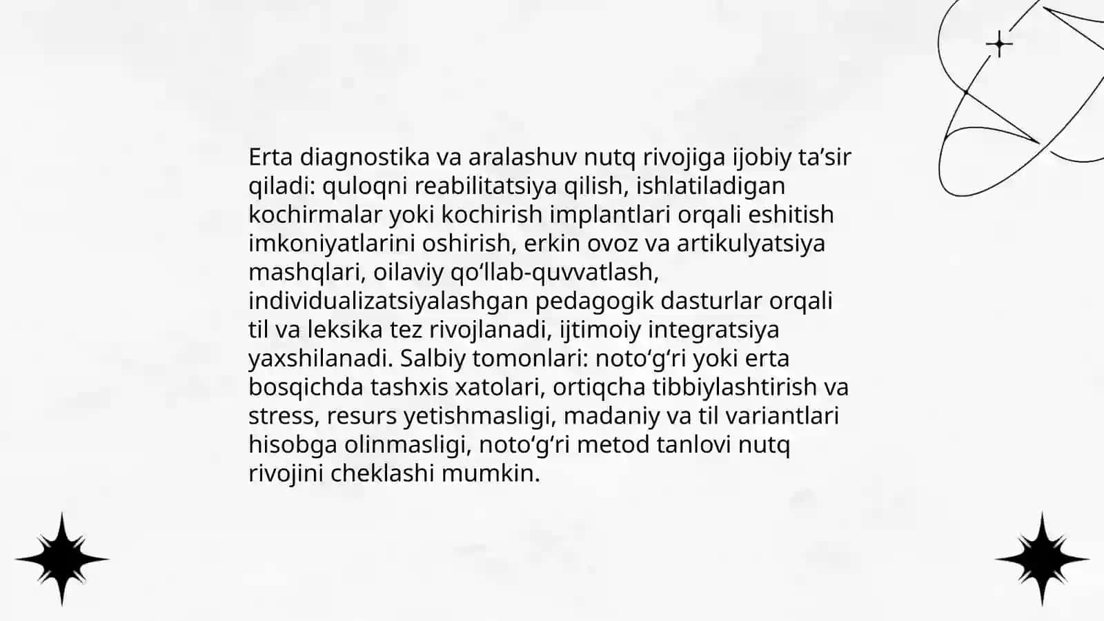 Eshitishida Nuqsoni Boʻlgan bolalarni nutqini rivojlantirish masalalarini + - jihatlari 3