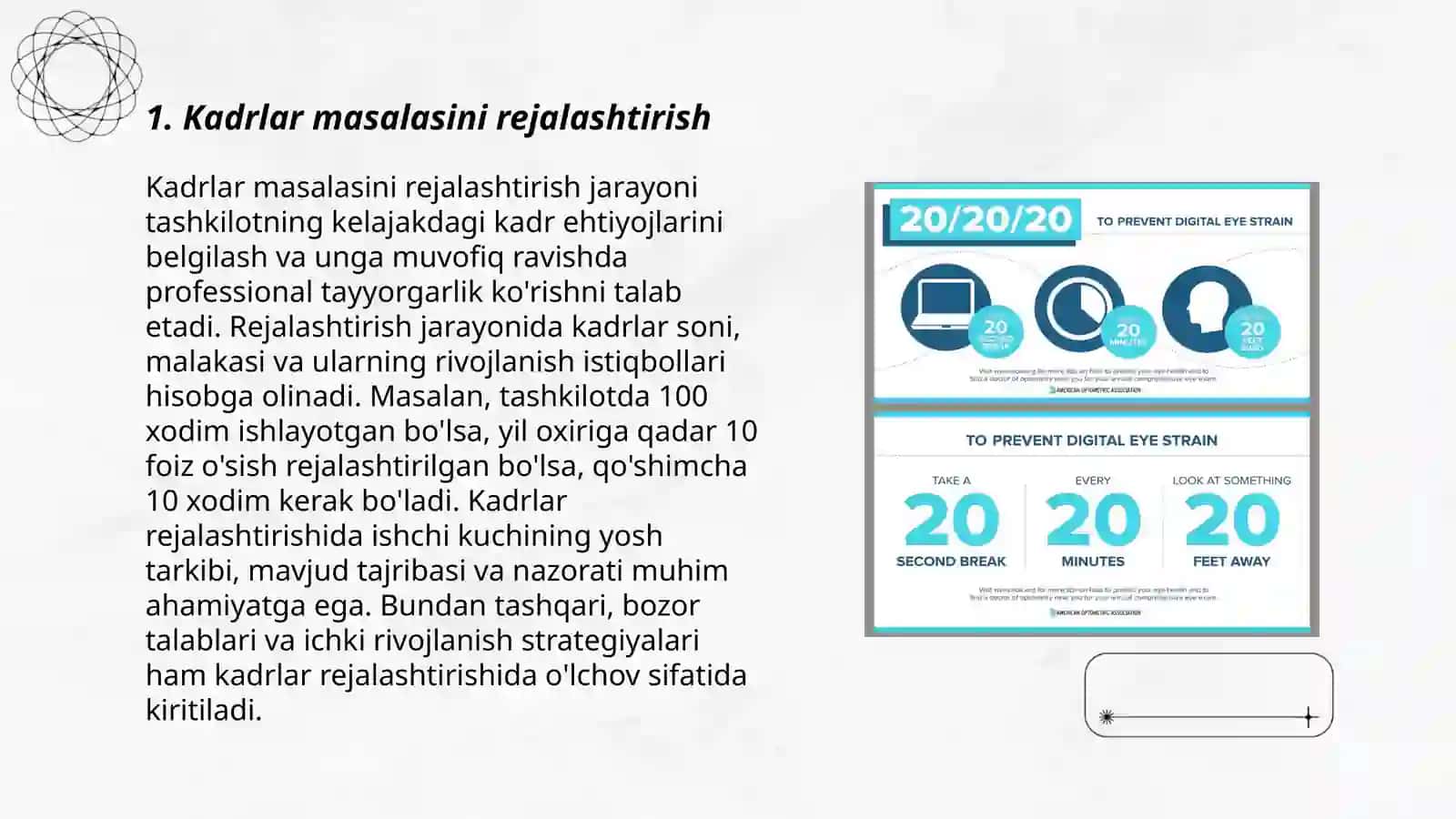 Kadrlar masalasini rejalashtirish 3
