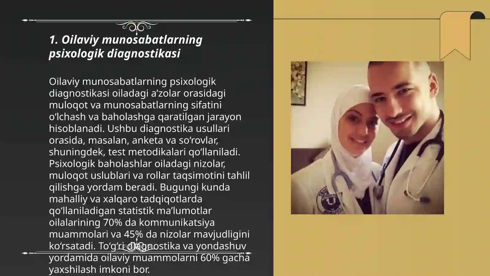 Oilaviy, Nikoh va Ota-Ona Munosabatlari Diagnostikasi 3