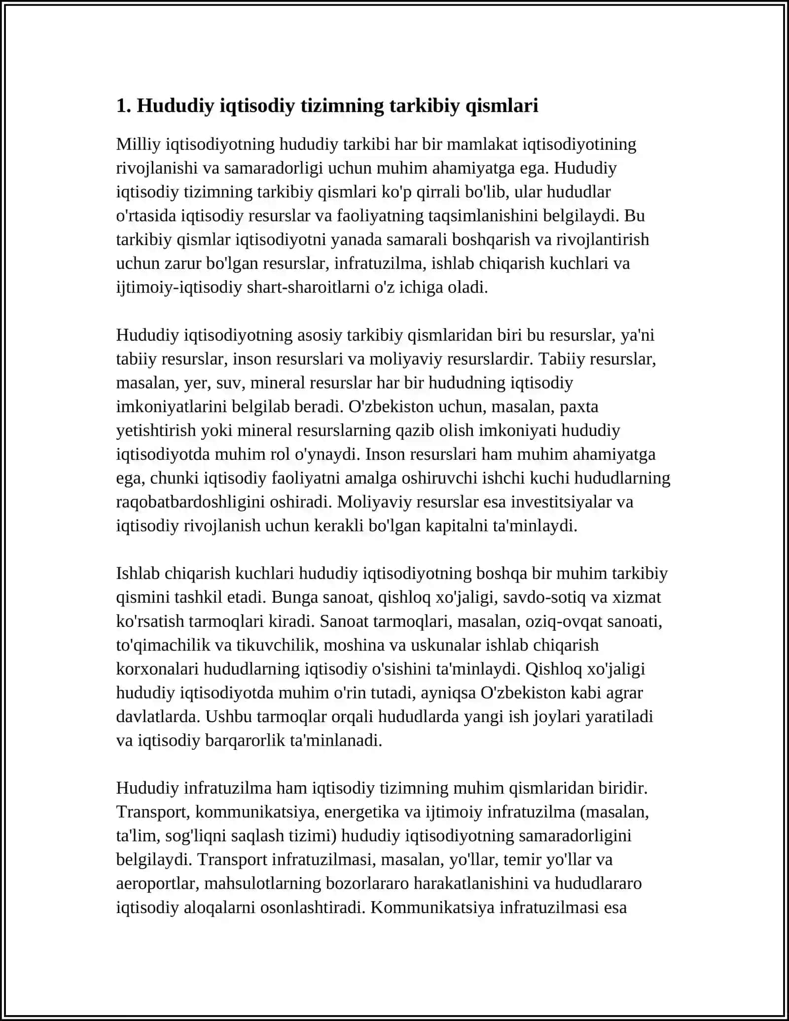 MILLIY IQTISODIYOTNINI HUDUDIY TARKIBI 3