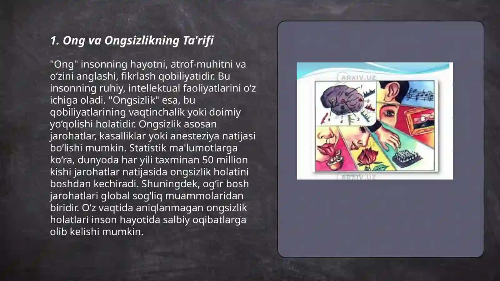 Ong taraqqiyoti va ongsizlik 3