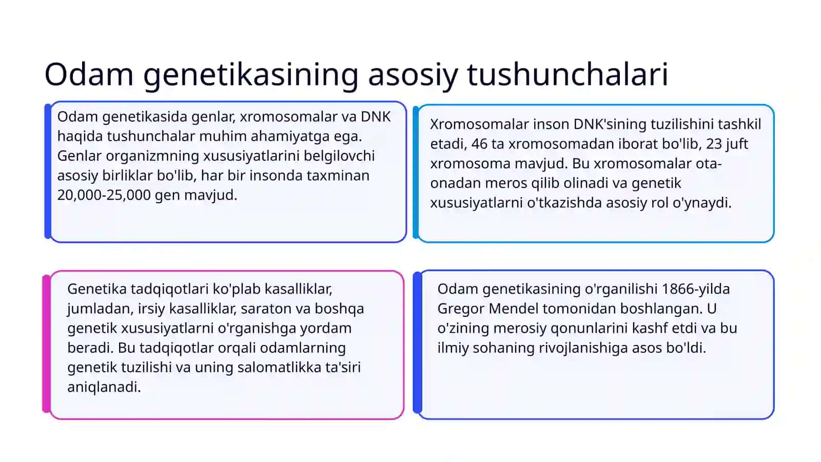 Odam genetikasini õrganish usullari: biokimyoviy usullar parentral diagnostika 3
