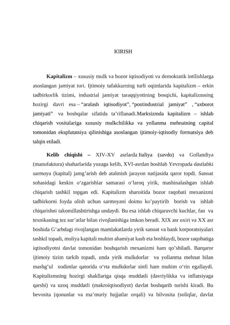 Kapitalizmga qarshi sotsialistik tuzum: K.Marks va F.Engels “Kommunizm” 3