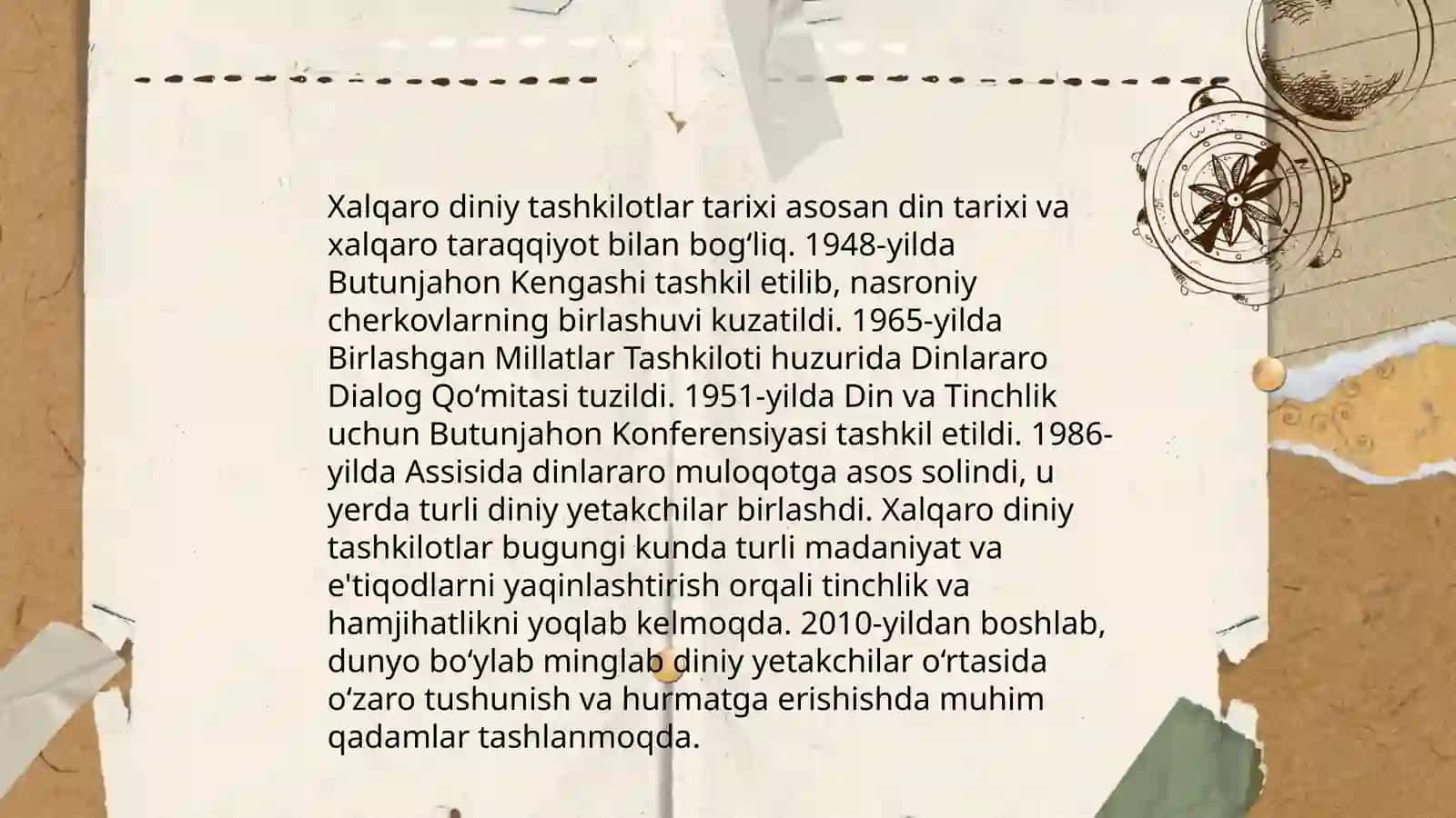 Xalqaro diniy tashkilotlarning tarixi va ularning barqaror rivojlanish maqsadlariga erishishdagi ahamiyati 3