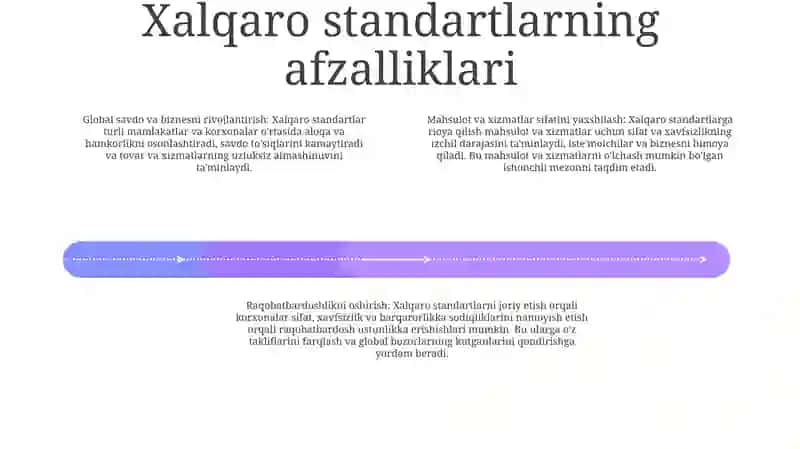 Xalqaro Standartlarni QoʻLlash Va Taqdim Etish 3