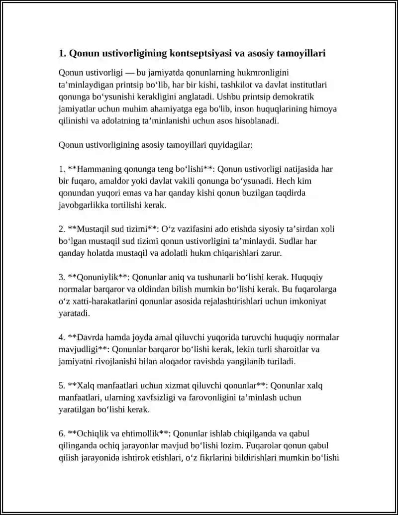 QONUN USTIVORLIGINI TA'MINLASHNING DEMOKRATIK ASOSLARI 3