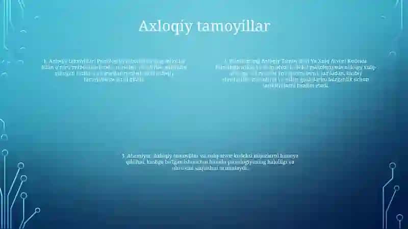 Psixologning Axloqiy Tamoyillari Va Xulq Atvori Kodeksi 3