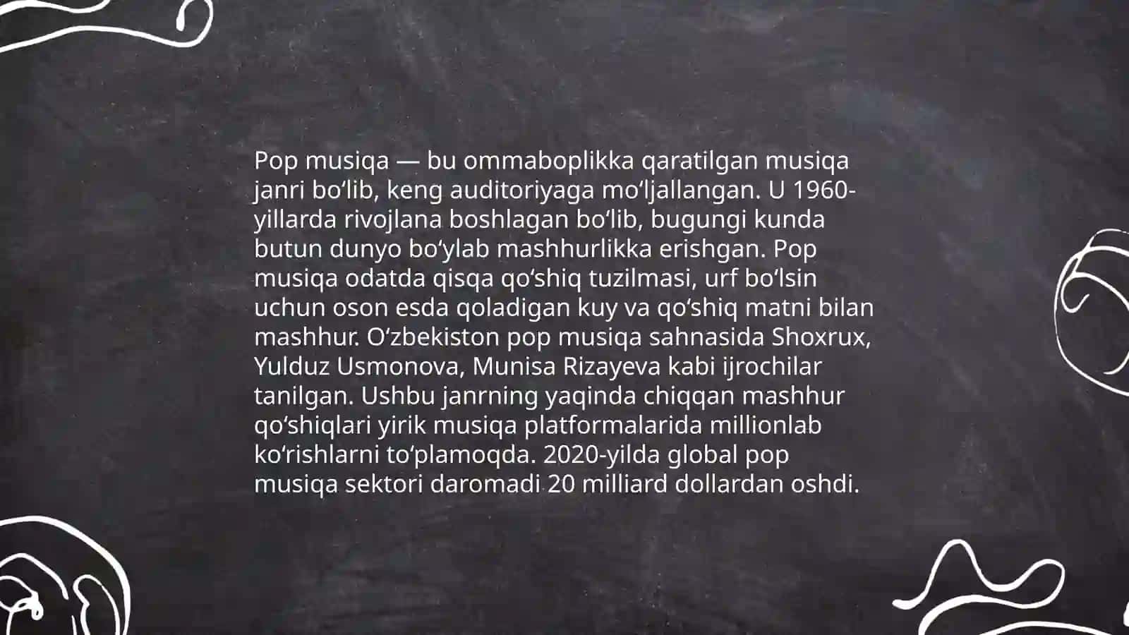 50-80 yillarda o`zbek musiqa amaliyotiga kirib kelgan yangi janrlar 3