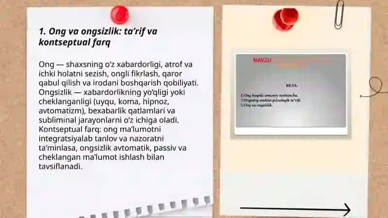 Ongli va ongsizlik haqida tushuncha 3