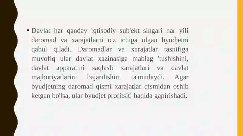 DAVLAT BUDJETI FROFITSITINING NEGATIV OQIBATLARI 3
