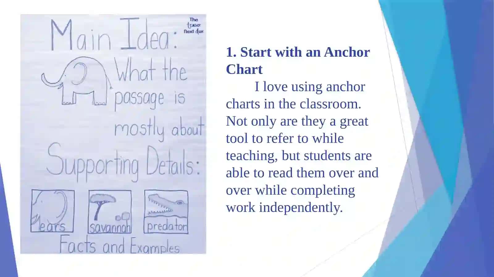 Tips for teaching main idea 3