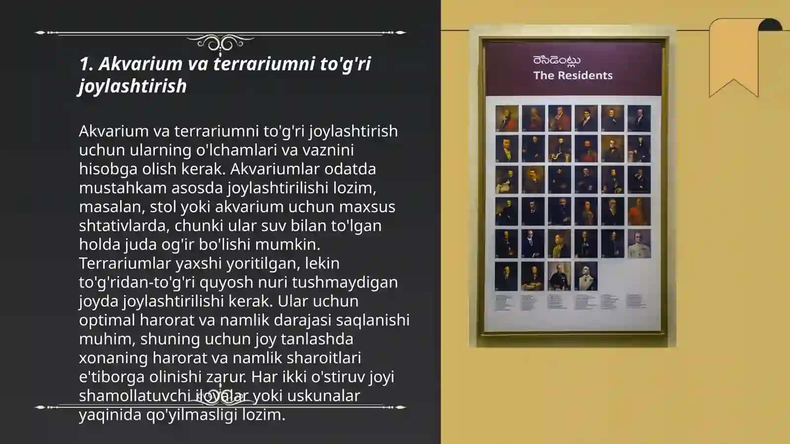 Akvarium va terrariumda yashovchilarni parvarishlashning shart va sharoitlari 3