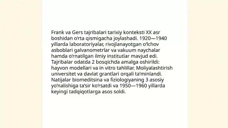 Frank va Gers tajribalari 3