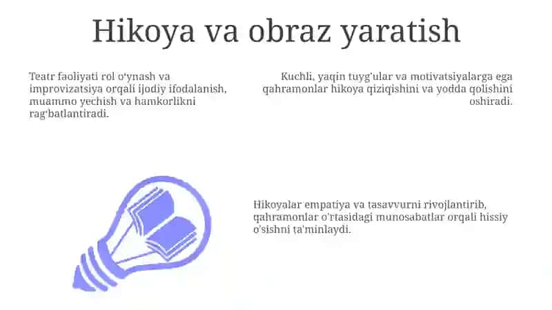 Ssenariydan Sahnaga: Hamkorlikdagi Hikoya Aytish 3