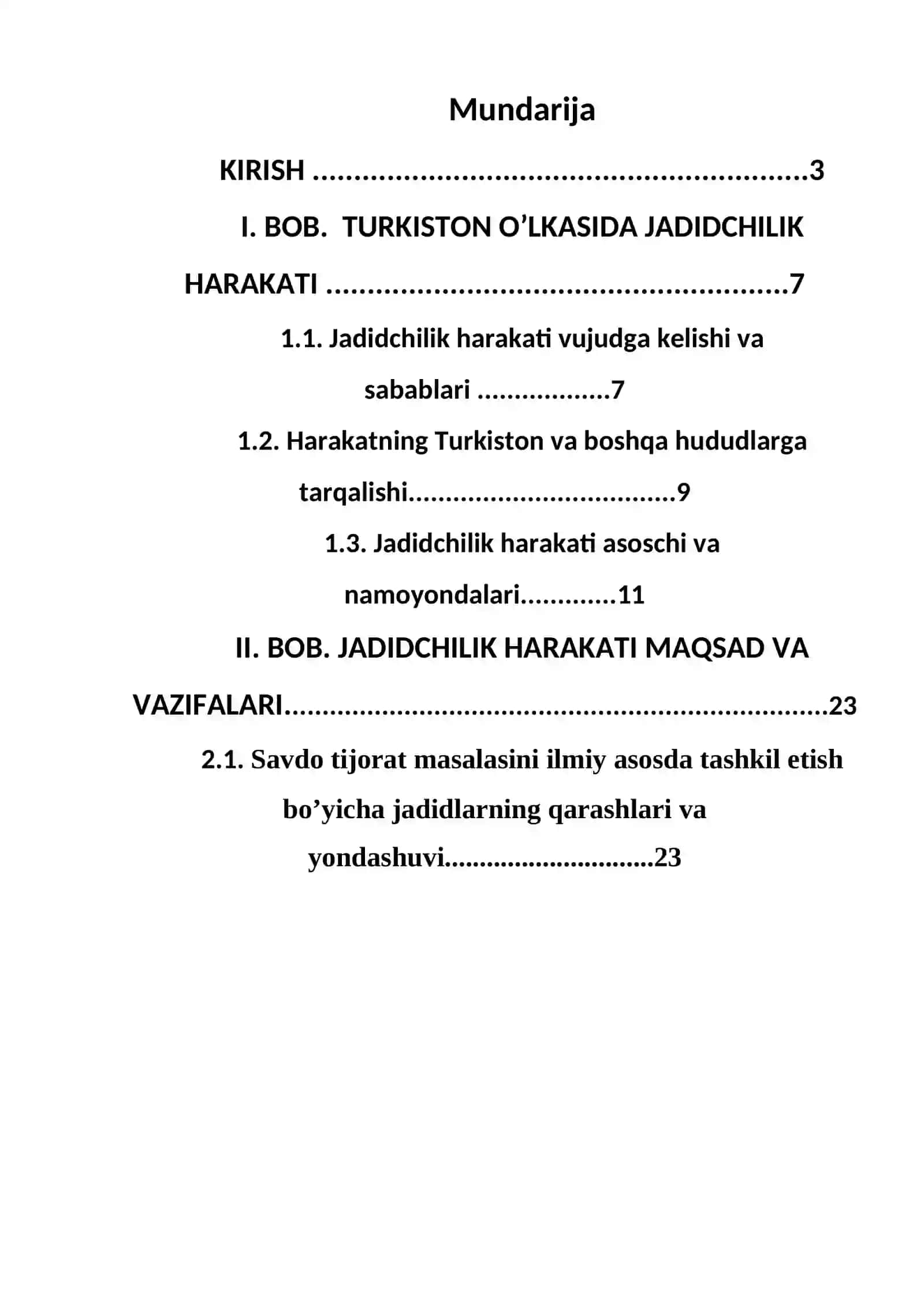 Savdo tijorat masalasini ilmiy asosda tashkil etish bo’yicha jadidlarning qarashlari va yondashuvi 3