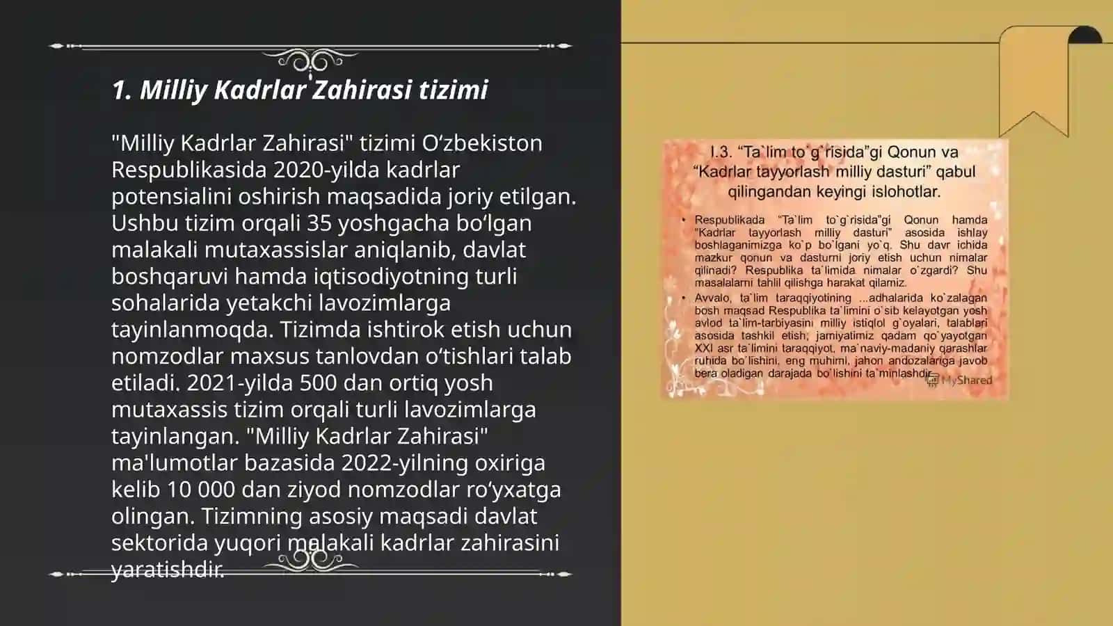 Milliy Kadrlar Zahirasi 3