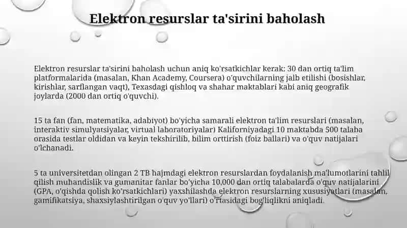Taʼlim uchun elektron resurslar 3