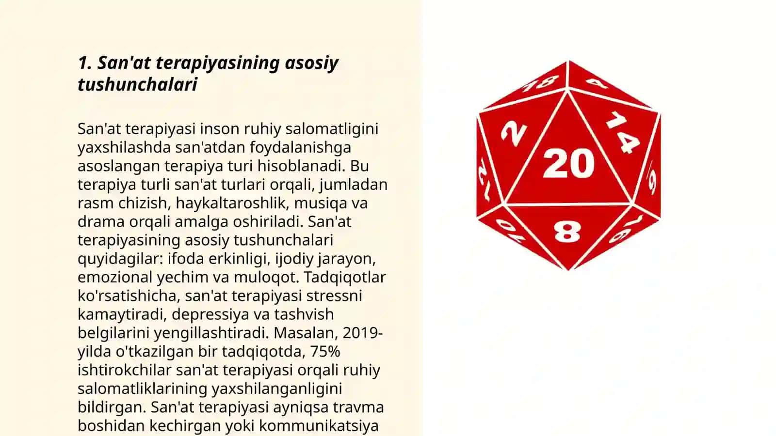 San'at terapiyaning asosiy tushunchalari 3