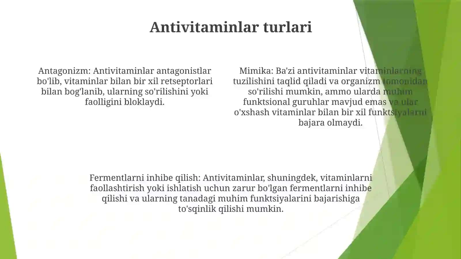 Antivitaminlar 3