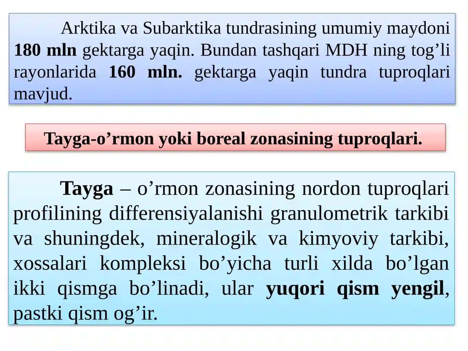 "Qo'ng'ir tusli tog' o'rmon tuproqlari''sida Taqdimoti 3