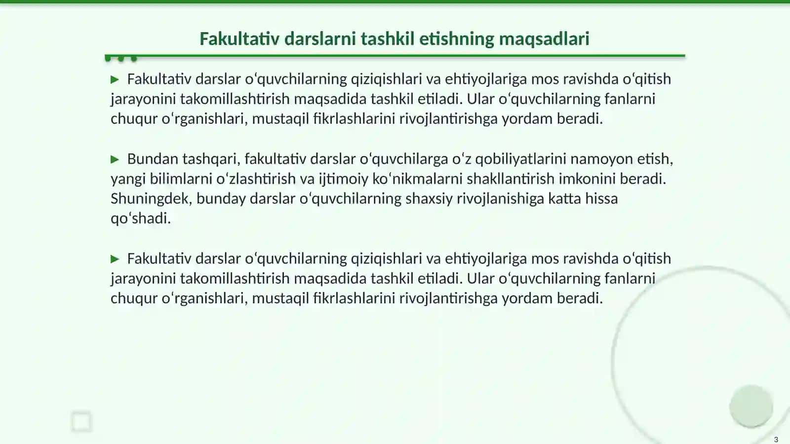 Matematikaga ixtisoslashtirilgan sinflarda o‘qitishni tashkil etish 3