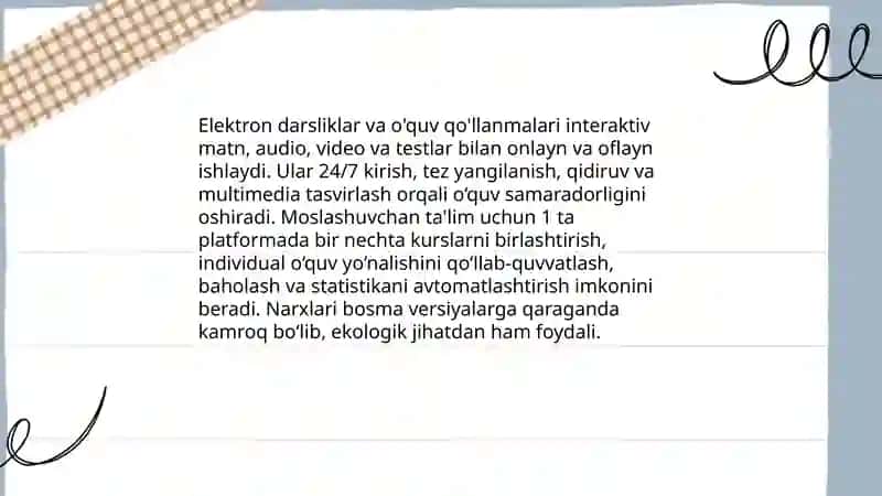Ta'lim bóyicha elektron resurslar 3