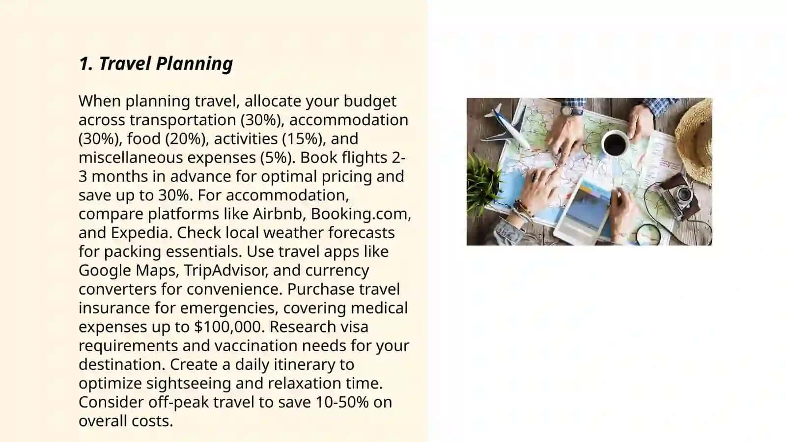 Travel Planning 3