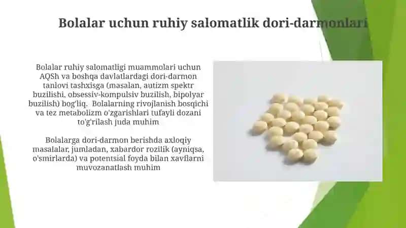Bolalar uchun ruhiy salomatlik dori-darmonlari 3