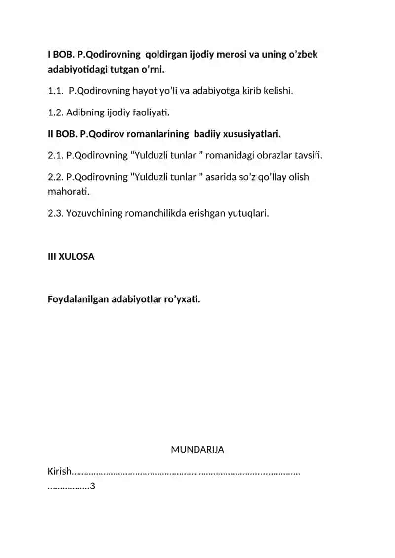 Pirimqul Qodirov mahoratli romannavis 3