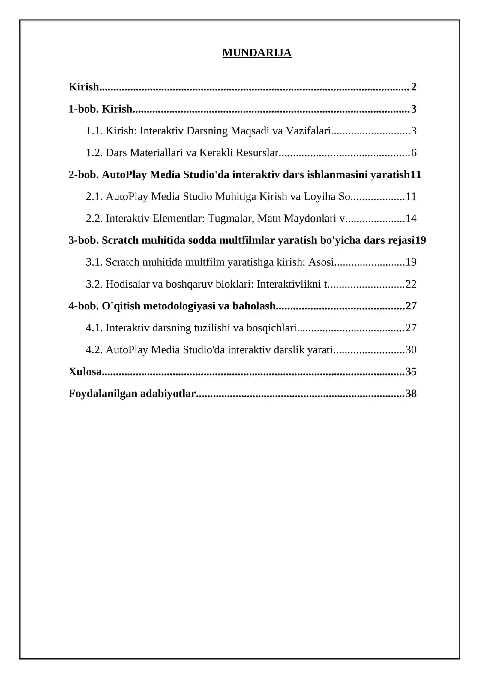 Yaratish va O'qitish. Scratch Muhitida Sodda Multfilmlar Yaratish Bo'yicha Dars 3