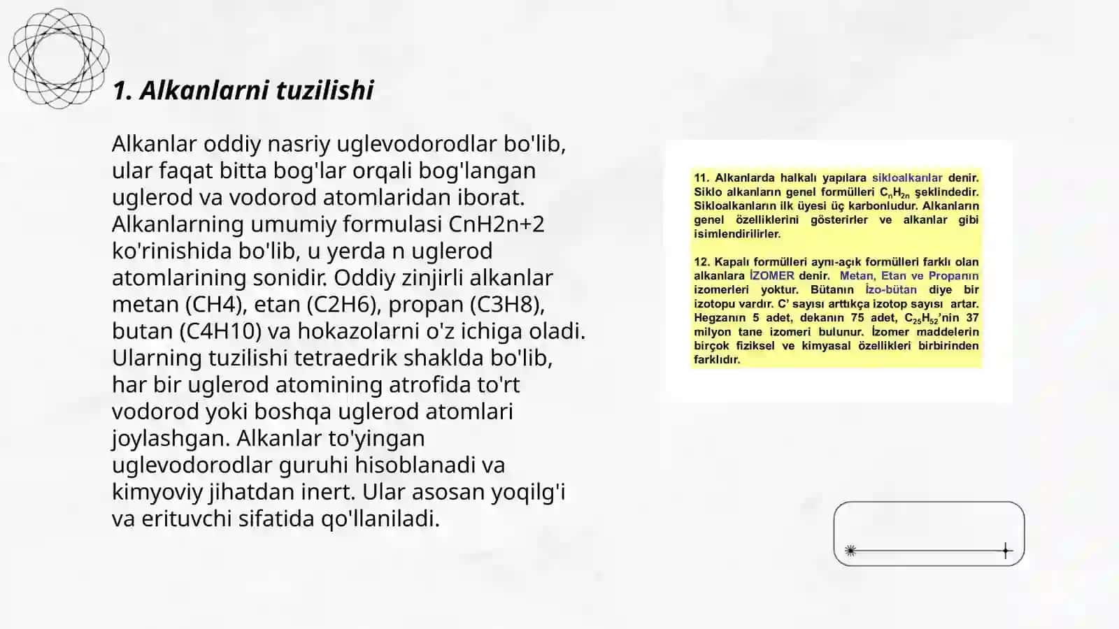Alkanlar sikloalkanlar 3