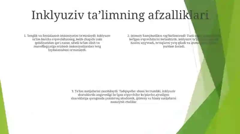Inklyuziv Ta'lim Konsepsiyasi 3