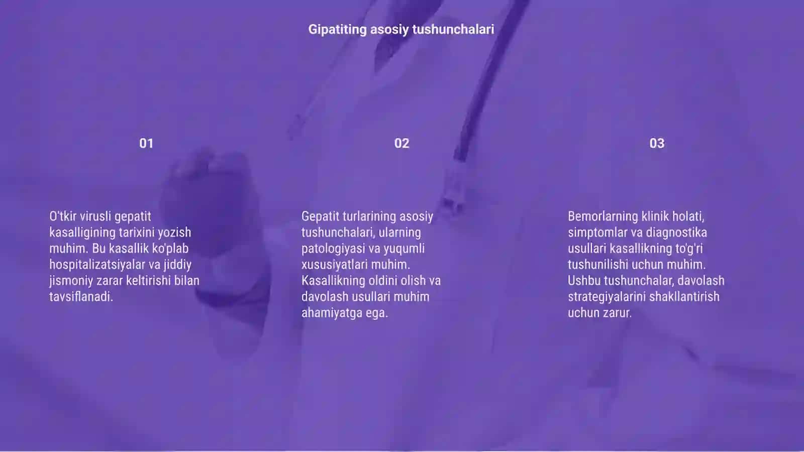 O'tkir virusli gipatitli bemorlarga kasalik tarixini yozish 3