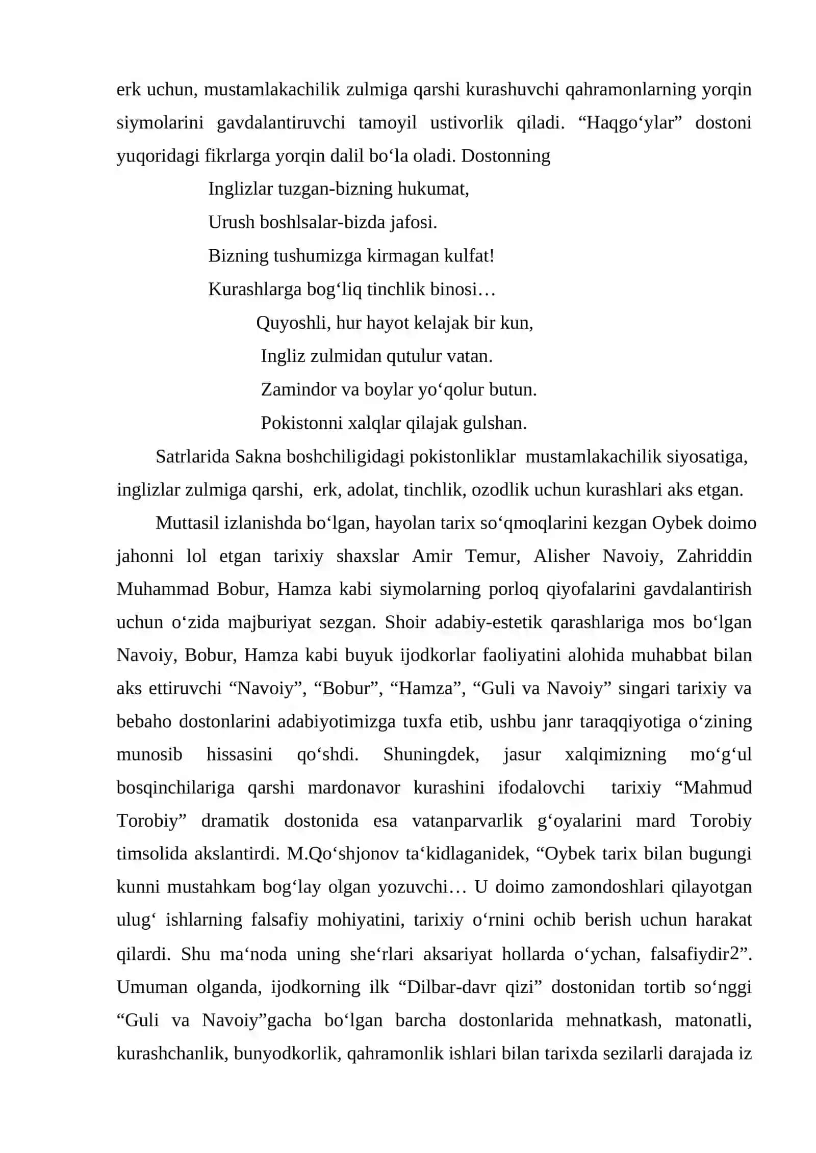 OYBEK LIRIKASIDASI TABIAT VA INSON MUNOSABATLARI TASVIRI 3