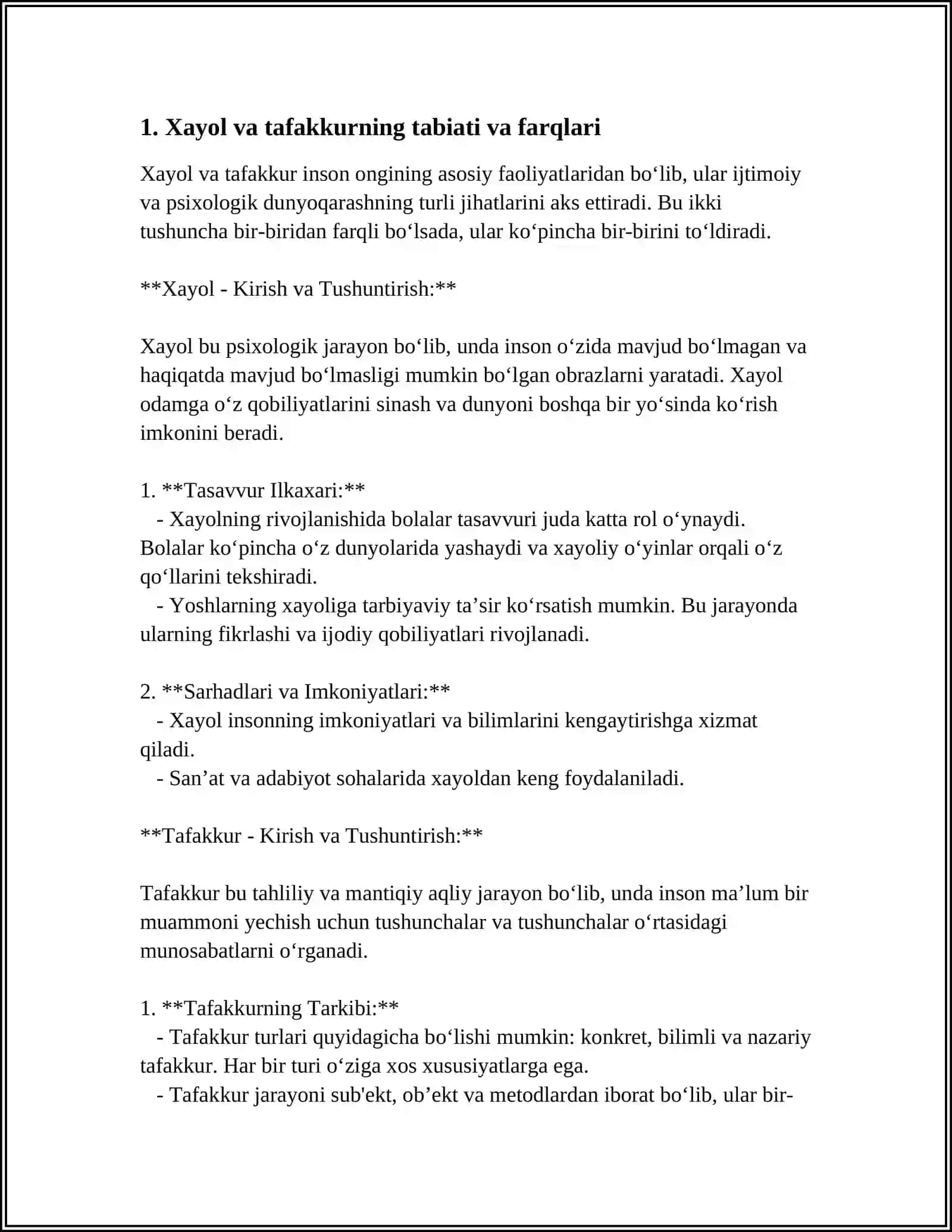 XAYOL.TAFAKKUR, NUTQ VA INTELEKT 3