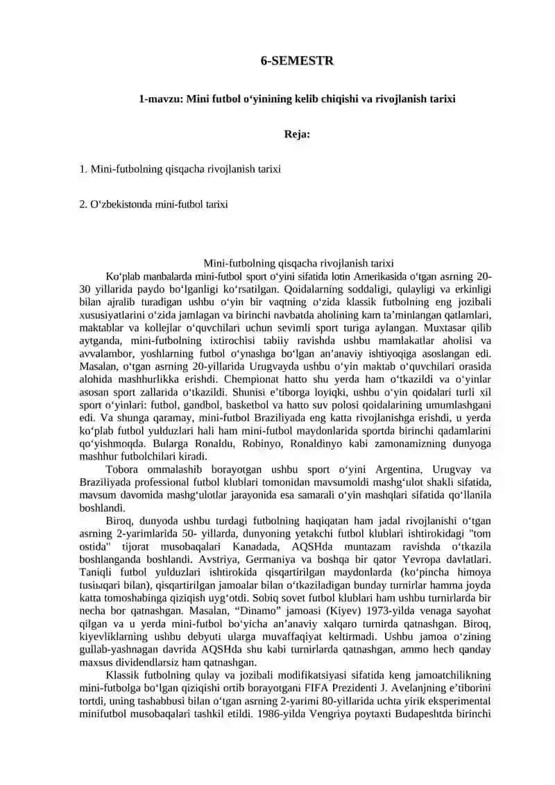 UMUMTA’LIM MAKTABLARI JISMONIY TARBIYA DARSLARIDA FUTBOL O‘YINI 3