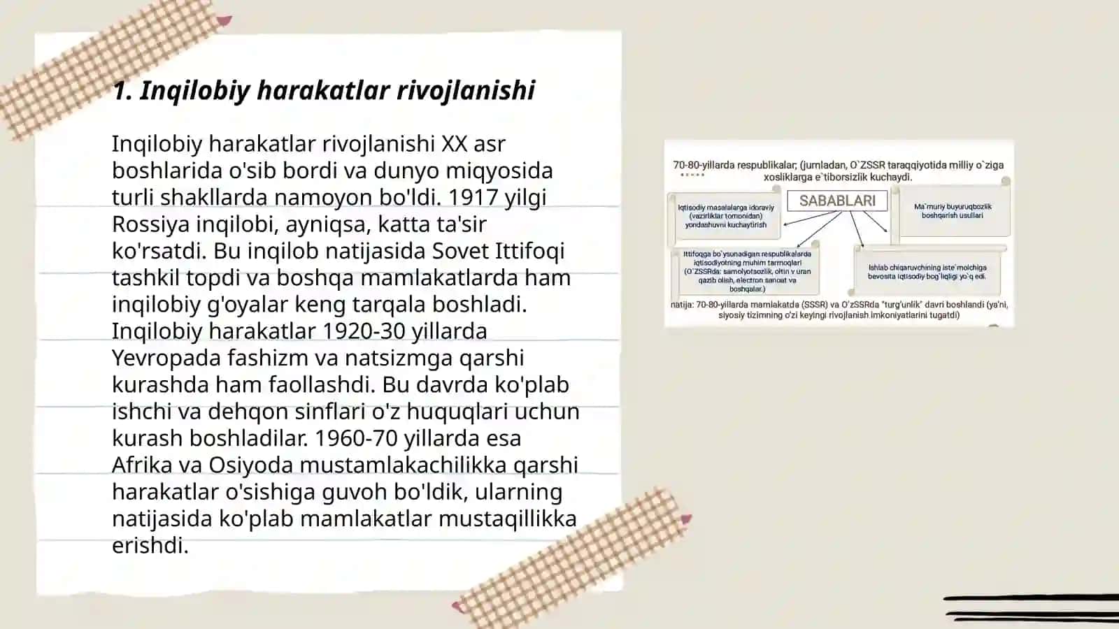 Inqilobiy harakatlar rivojlanishi 3