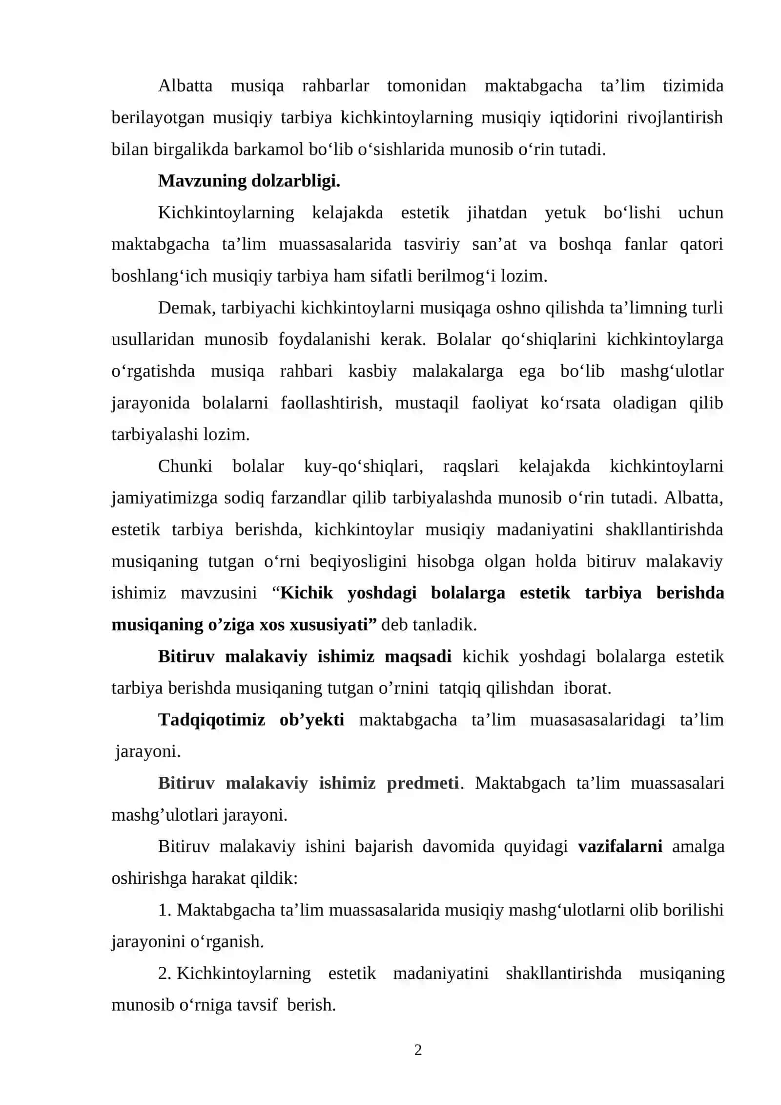 Maktabgacha ta’lim muassasalarida bolalarga estetik tarbiya berishning nazariy asoslari 3