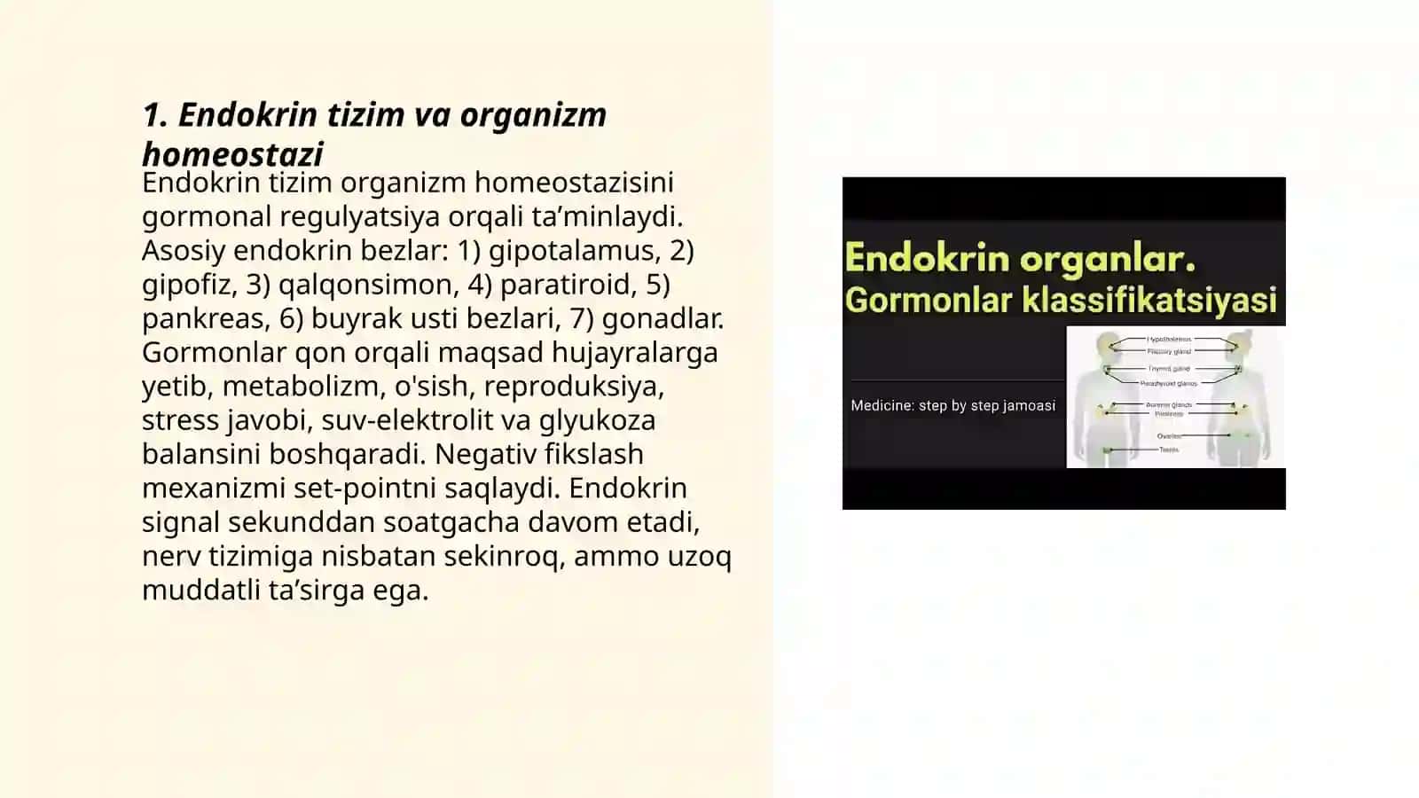 Endokrin tizimning inson organizmi va xulq-atvorining ahamiyati 3